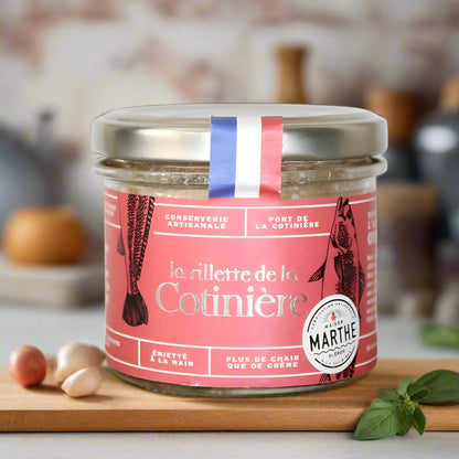 Rillette de la Cotinière - Røget magert svinepancetta og ørnefisk