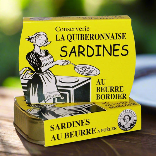 Sardines with Bordier butter (to eat warm)