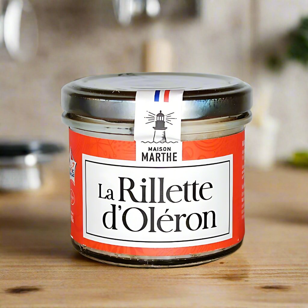 Salmon rillettes with dill fennel